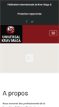 Mobile Screenshot of krav-maga-universal-formation.com